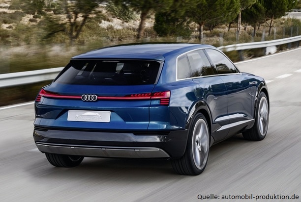 Audi Q6 e-tron back Audi Q6 e-tron back